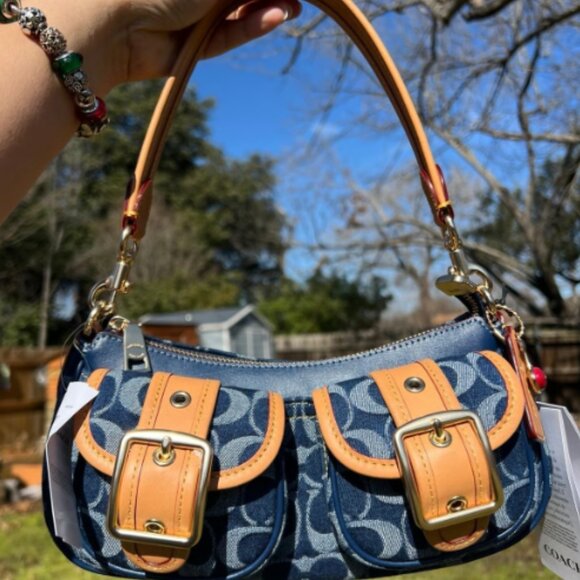 Coach Ashton Bag In Signature Denim - Picture 1 of 7